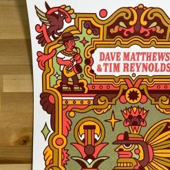 Dave Matthews Band - 2022 Bene Rohlmann Poster Cancun N3