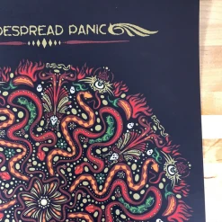 Gig Posters Widespread Panic - 2017 Jeff Wood Poster Riviera Maya, MX Hard Rock Hotel