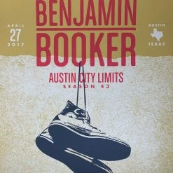 Benjamin Booker - 2017 Powerslide Design Poster Austin City Limits, TX