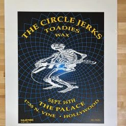 Gig Posters The Circle Jerks - 1994 Matt Getz Poster Hollywood, CA The Palace 9 Gig Posters The Circle Jerks - 1994 Matt Getz Poster Hollywood, CA The Palace