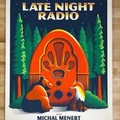 Colorado Late Night Radio - 2021 Mike Tallman Poster Denver, CO S/N 9 Colorado Late Night Radio - 2021 Mike Tallman Poster Denver, CO S/N