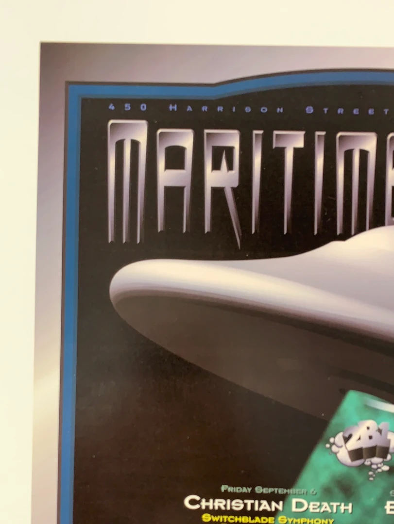 MHP 21 Maritime Hall - 1996 Nelson Poster September San Fran 1st 5 MHP 21 Maritime Hall - 1996 Nelson Poster September San Fran 1st