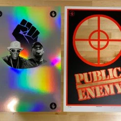 Public Enemy - 2020 Emek Poster Foil NO Date The Terrordome Foil Posters
