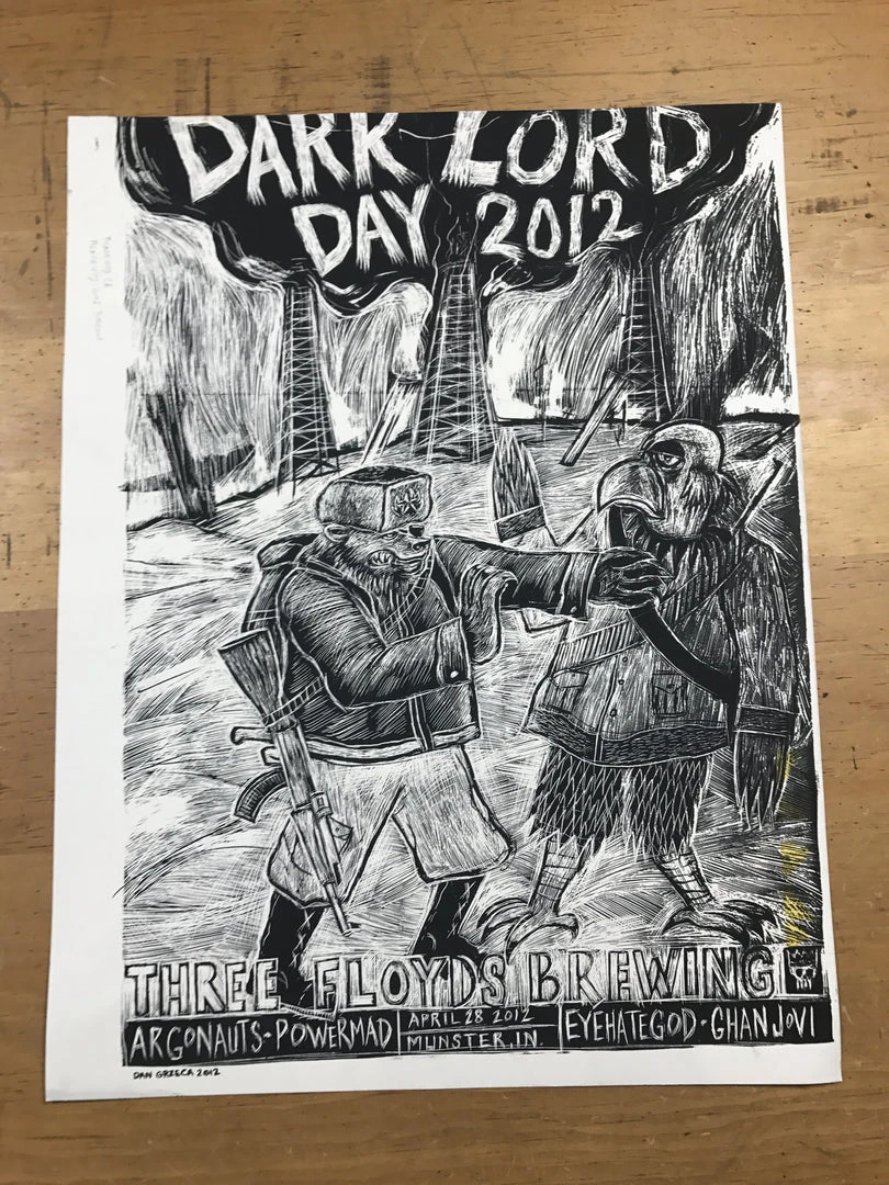 Phish - 2011 Dan Grzeca Poster Chicago, IL UIC TEST Print 11 Phish - 2011 Dan Grzeca Poster Chicago, IL UIC TEST Print