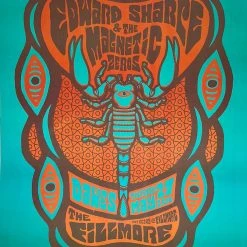 Gig Posters Edward Sharpe & The Magnetic Zeros - 2010 Matt Leunig Poster The Fillmore San Francisco, CA