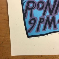 Nonagon - 2009 Jay Ryan Poster Chicago, IL Ronny's