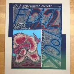 Gig Posters Flatstock 22 - 2009 Jay Ryan Poster Seattle, WA Seattle Center Coliseum