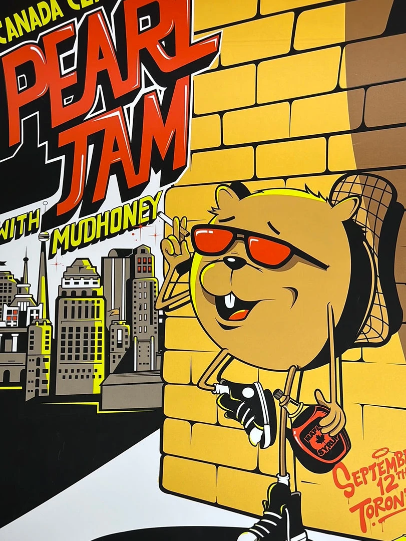 Pearl Jam - 2011 Dabs Myla Poster Toronto, ON CAN 3 Pearl Jam - 2011 Dabs Myla Poster Toronto, ON CAN