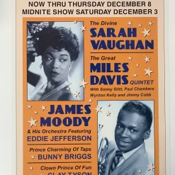 Miles Davis - 1960 Dennis Loren Repro Poster Washington DC 9 Miles Davis - 1960 Dennis Loren Repro Poster Washington DC