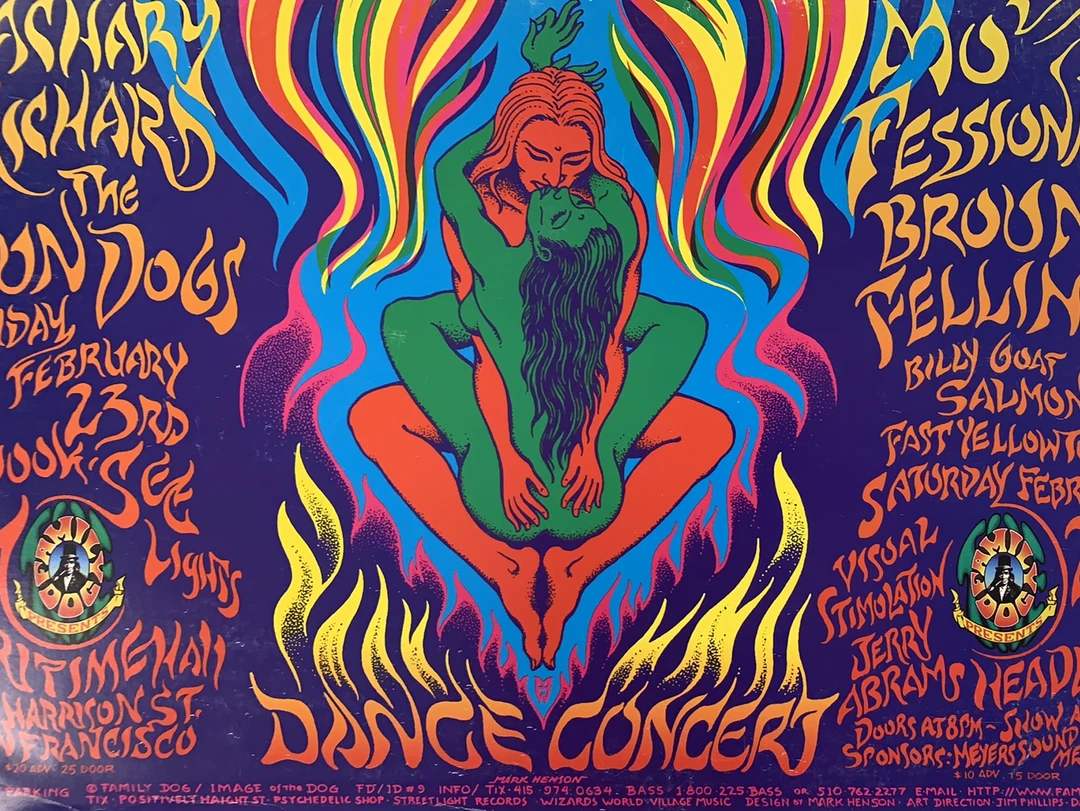 FD/ID 09 Zachary Richard - 1996 Mark Henson Poster Maritime Hall San Fran 1st Gig Posters 3 FD/ID 09 Zachary Richard - 1996 Mark Henson Poster Maritime Hall San Fran 1st Gig Posters