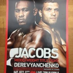 Sold Out Posters Boxing - 2019 Poster Jacobs Vs Derevyanchenko