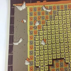 They Might Be Giants - 2008 Todd Slater Poster Houston, TX Meridan