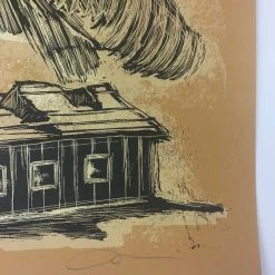 Art Prints Reconstructed Barn Owl - 2013 Dan Grzeca Poster Art Print Burnt Orange