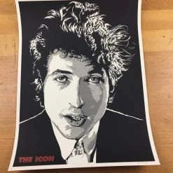 Gig Posters The Icon (Bob Dylan) - 2011 Joshua Budich Poster Art Print