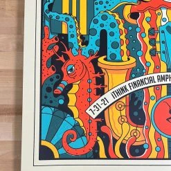 Methane Studios Gig Posters Dave Matthews Band - 2021 Methane Poster West Palm Beach, FL 7/31