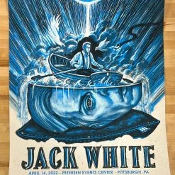 Jack White - 2022 Zeb Love Poster Pittsburgh, PA Gig Posters