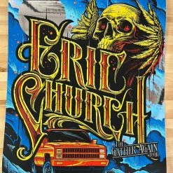 Eric Church - 2022 Maxx242 Poster Green Bay, WI Mirror FOIL 3/18 9 Eric Church - 2022 Maxx242 Poster Green Bay, WI Mirror FOIL 3/18