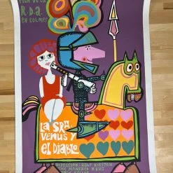Eduardo Munoz Bachs La Sra Venus Y El Diablo - 1969 Cuban Movie Poster Original Vintage