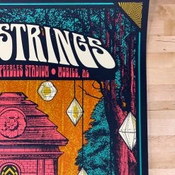 Billy Strings - 2021 Status Serigraph Poster Mobile, AL 4/11 Gig Posters