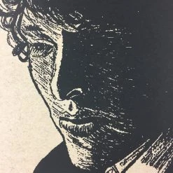 Gig Posters Bob Dylan The Rolling Stone - 2014 Brian Methe Art Print