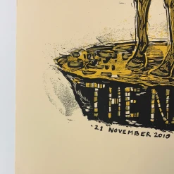 The National - 2010 Dan Grzeca Poster Brussels, BEL Ancienne Belgique