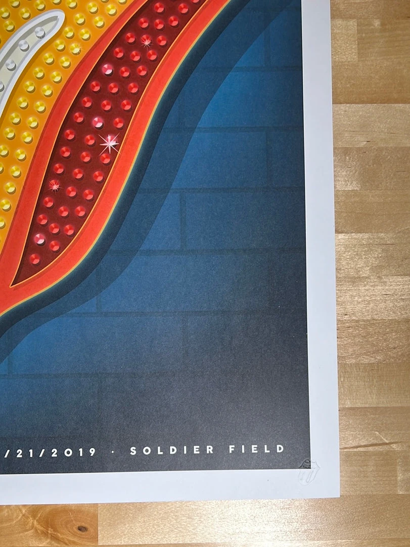 Sold Out Posters Rolling Stones - 2019 Poster Chicago, IL No Filter Tour Soldier Field 6/21 7 Sold Out Posters Rolling Stones - 2019 Poster Chicago, IL No Filter Tour Soldier Field 6/21