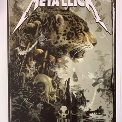 Gig Posters Metallica - 2019 AJ Frena Poster Manchester, England Etihad Stadium