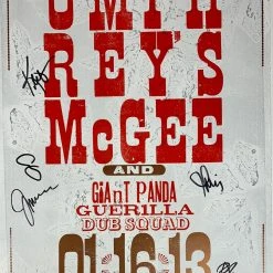 Mohawk Press Gig Posters Umphrey's McGee - 2013 Poster Buffalo, NY Band Signed 48/215