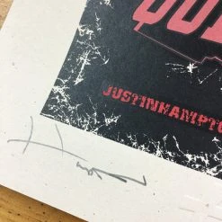 Queens Of The Stone Age - 2008 Justin Hampton Poster Hamilton, ON Copps Coliseum