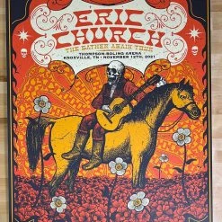 Gig Posters Eric Church - 2021 Status Serigraph Poster Knoxville, TN