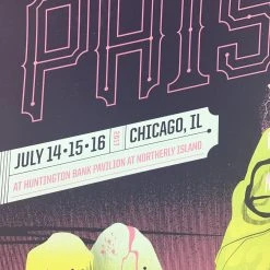 Phish - 2017 Delicious Design League Poster Chicago, IL Northerly Island 9 Phish - 2017 Delicious Design League Poster Chicago, IL Northerly Island