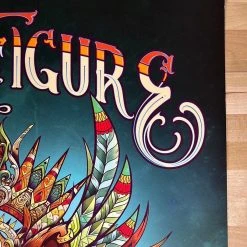 Status Serigraph Stick Figure - 2018 Twiddle Poster Red Rocks Morrison, CO