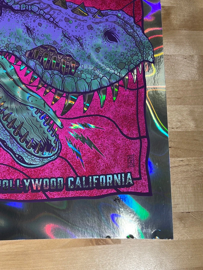 Foil Posters Foo Fighters - 2020 Jim Mazza Poster Los Angeles, CA FOIL 7 Foil Posters Foo Fighters - 2020 Jim Mazza Poster Los Angeles, CA FOIL