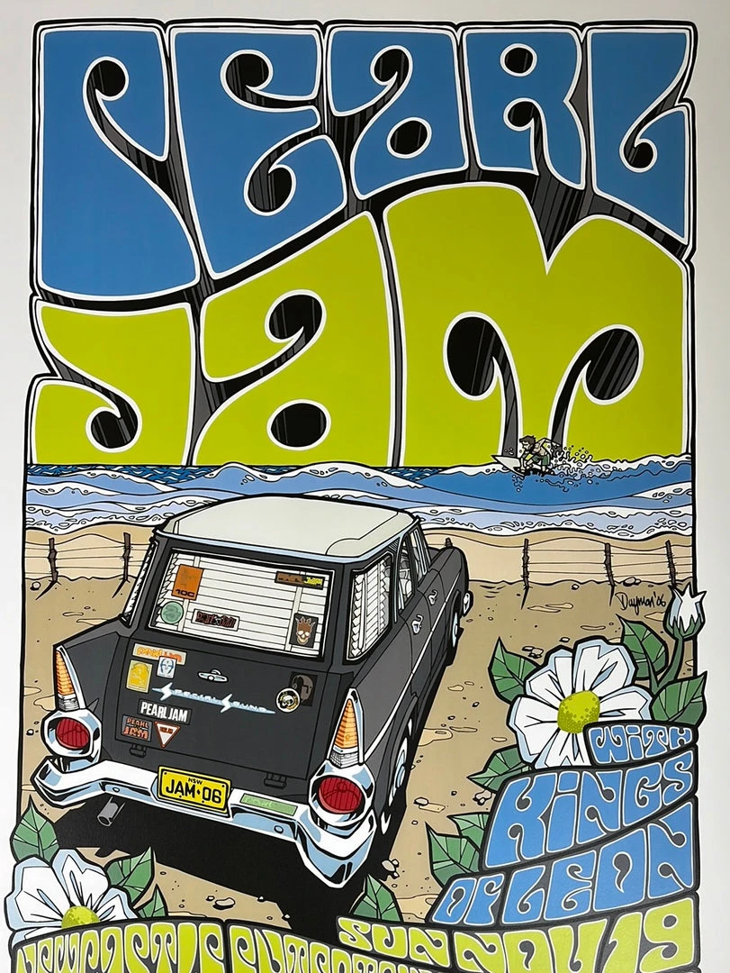 Pearl Jam - 2006 Daymon Greulich Poster Newcastle, AUS Kings Of Leon 3 Pearl Jam - 2006 Daymon Greulich Poster Newcastle, AUS Kings Of Leon