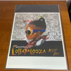 Gig Posters Lollapalooza - 2011 Hebru Brantley SIGNED And Numbered Edition Poster #2/500 13 Gig Posters Lollapalooza - 2011 Hebru Brantley SIGNED And Numbered Edition Poster #2/500