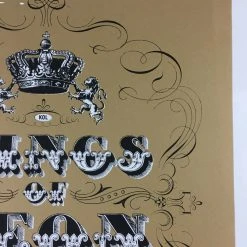 Sold Out Posters Kings Of Leon - 2010 Kilroe Ibanez Bonnaroo Poster Music Festival