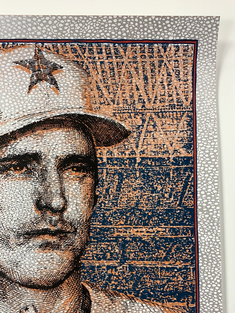 Nolan Ryan - 2015 David Welker Poster FugScreens Studios Variant 7 Nolan Ryan - 2015 David Welker Poster FugScreens Studios Variant