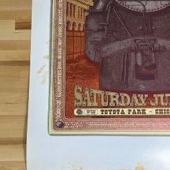 Crossroads Guitar Festival - 2007/2010 Chuck Sperry Poster, Eric Clapton Test Print