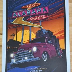 Gig Posters Alabama Shakes - 2015 Vance Kelly Poster Cary, NC Booth Amph 9 Gig Posters Alabama Shakes - 2015 Vance Kelly Poster Cary, NC Booth Amph