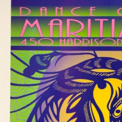 FD/ID 14 Merl Saunders - 1996 David Singer Poster Maritime Hall San Fran 1st Gig Posters