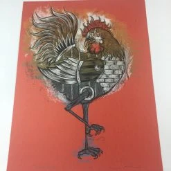 Year Of The Rooster - 2008 Dan Grzeca Poster Art Print 111/280 Art Prints
