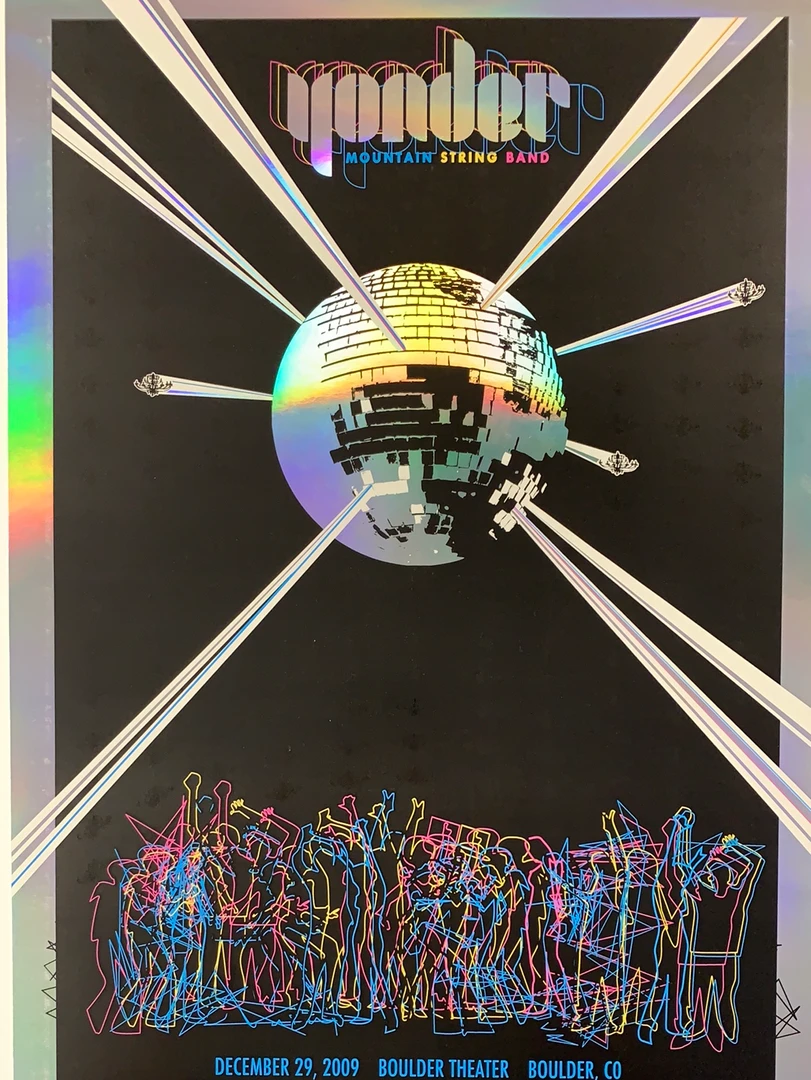 Yonder Mountain String Band - 2009 Art-i-fact Poster, CO Fillmore 3 Yonder Mountain String Band - 2009 Art-i-fact Poster, CO Fillmore