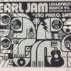 Pearl Jam - 2018 Don Pendleton Poster Sao Paulo, BRA Lollapalooza S/N