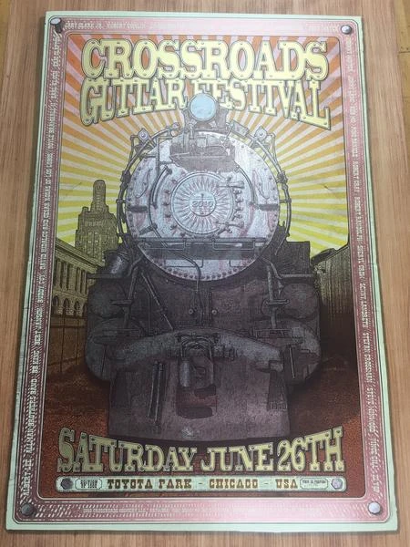 Eric Clapton Crossroads Guitar Festival - 2010 Ron Donovan Poster Oakland, CA Hangar 18 5 Eric Clapton Crossroads Guitar Festival - 2010 Ron Donovan Poster Oakland, CA Hangar 18