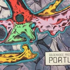 Portugal The Man - 2018 Fugscreens Poster Los Angeles, CA Shrine Auditorium Gig Posters