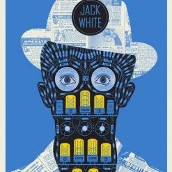 Jack White - 2018 Methane Studios Poster Phoenix, AZ BHR Tour