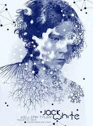 Jack White - 2018 Greg Ruth Poster San Diego, CA BHR Tour Gig Posters