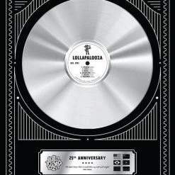 Sold Out Posters Lollapalooza - 2016 25th Anniversary Poster Chicago Grant Park FOIL