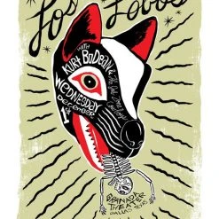 Los Lobos - 2010 Carlos Hernandez Poster Dallas, TX, Granda Theater