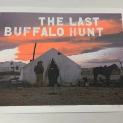 The Last Buffalo Hunt - 2011 Dan MacAdam Crosshair Poster Art Print